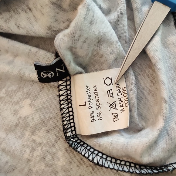 Bundle of 2 Cotton Knit T Shirts Size L Spring Summer Casual Floral Comfy Flowy - Picture 6 of 12